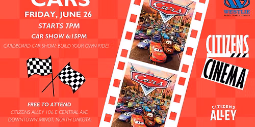 Citizens Cinema Outdoor Movie | Cars