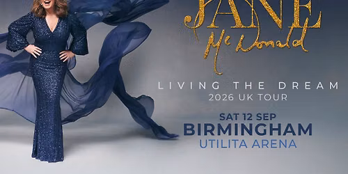 Jane McDonald | Utilita Arena Birmingham | September 2026