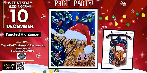 Tangled Highlander Paint Party