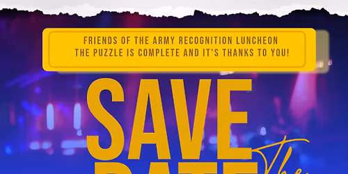 Friends Of The Army Recognition Luncheon