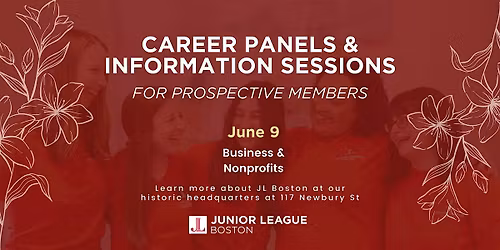 League Open House and Career Panel with the Junior League of Boston