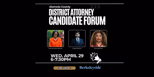 Alameda County District Attorney Candidate Forum