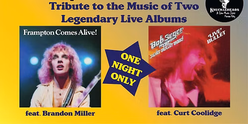 50th anniversary tribute to Peter Frampton & Bob Seger