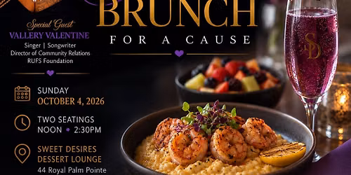 \ud83c\udfb7\ud83d\udc9c SUNDAY JAZZ BRUNCH FOR A CAUSE \ud83d\udc9c\ud83c\udfb7