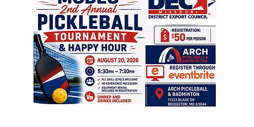 2nd Annual Pickleball Tournament & Summer Social