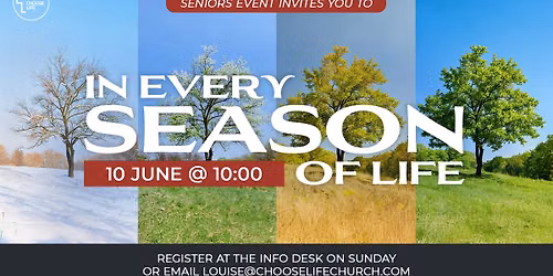 Senior's Event: In Every Season Of Life