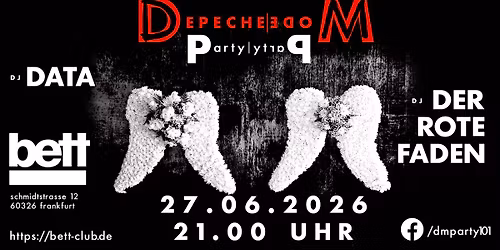 Depeche Mode Party \/\/ Das Bett, Frankfurt \/\/ Das Original mit DJ DRF & DJ DATA