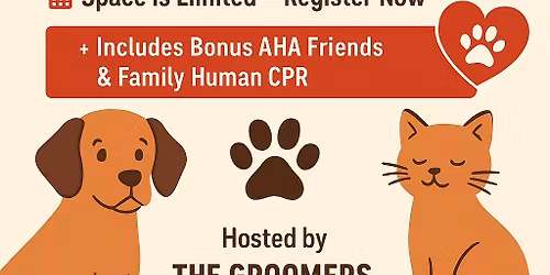 PetTech\u00ae CPR, First Aid & Care & AHA Human CPR