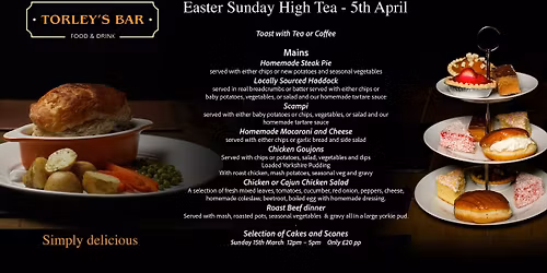 Easter Sunday High Tea