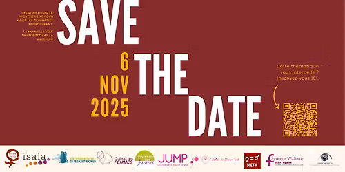 Save the date: Prostitution: Quel recours?