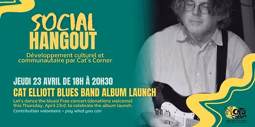 Social Hangout #35: Cat Elliott blues album launch party
