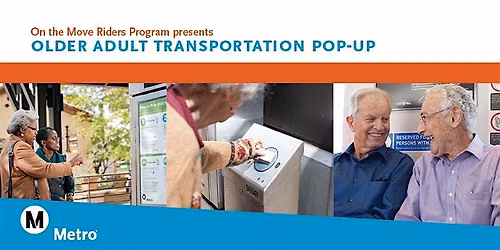 Older Adult Transportation Pop-Up - South Bay