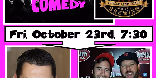 FRIDAY NIGHT FUNNIES!! Rob Durham at Golden Fox Brewing in Decatur!