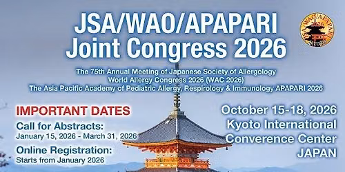 JSA/WAO/APAPARI Joint Congress 2026