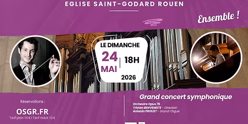 Concert - Orchestre Symphonique Opus76 - Semaine Musicale "Ensemble"