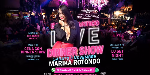 BOSCOMANTICO \ud83c\udfa4 LIVE \ud83c\udfa4 La cena Cantata