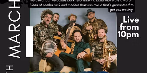 TUTO TRiBE samba-rock! Live in The Cellar Bar