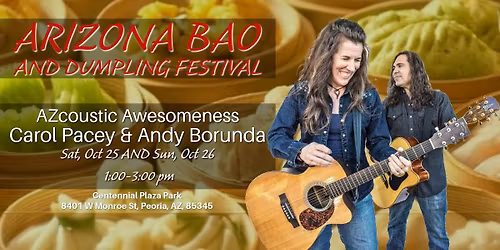 Carol Pacey & Andy Borunda at the Arizona Bao and Dumpling Festival