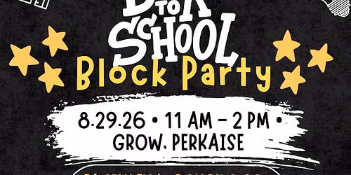 Back to School Block Party