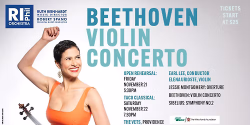 RI Philharmonic Open Rehearsal- Beethoven Violin Concerto