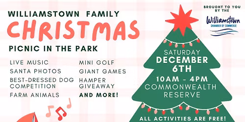 Williamstown Family Christmas Picnic in the Park