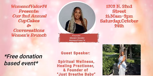 Cupcakes and Conversation Women's Empowerment Brunch