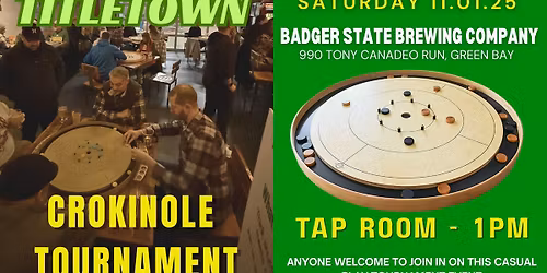Titletown Crokinole Doubles Tournament