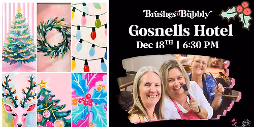 Christmas Chaos | Paint n Sip | Gosnells Hotel | Dec 18th
