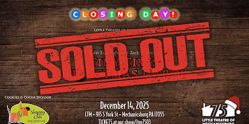 Tiny Tim's Christmas Carol | CLOSING DAY