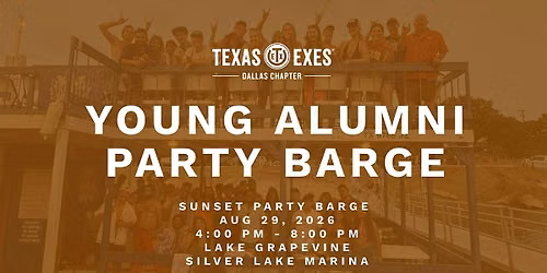 Young Alumni Party Barge - Lake Grapevine