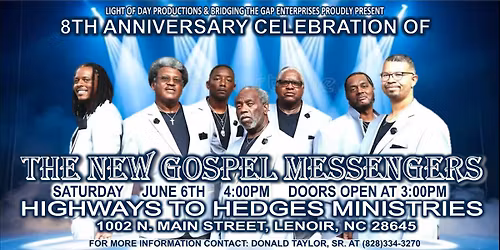 New Gospel Messengers 8th Anniversary Celebration