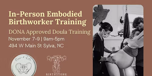 Birthstone In-Person Embodied Birthworker Training - DONA approved doula training