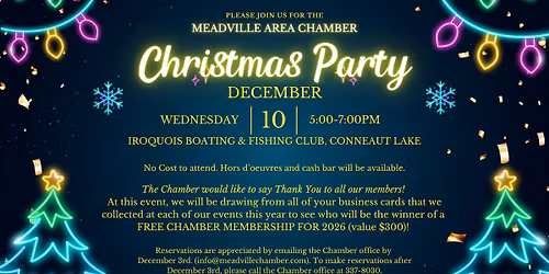 Meadville Chamber Christmas Party\/Member Appreciation