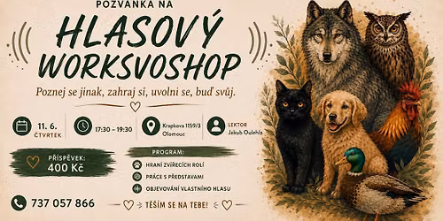 Hlasov\u00fd workshop Olomouc