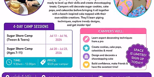 Sugar Shore Camp: Tweens & Teens