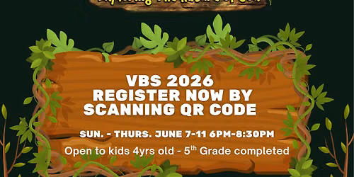 Vacation Bible School (VBS) 2026