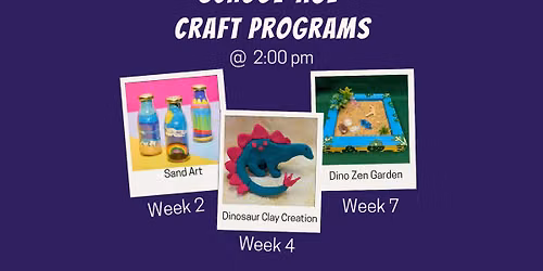 School Age Craft: Dinosaur Clay Creations @ Main