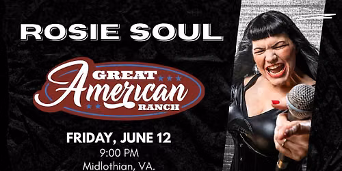 ROSIE SOUL is back at The Ranch Midlo