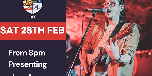 LIVE Singer: Introducing Jack Brodie @ Ross High Rugby Club