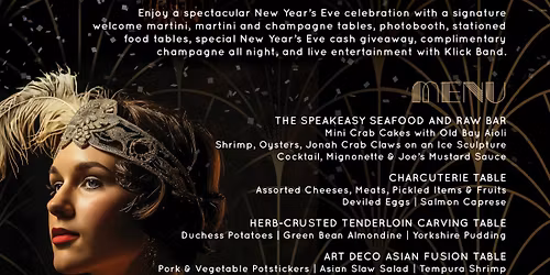 The Great Gatsby New Year's Eve Gala (Member Event)
