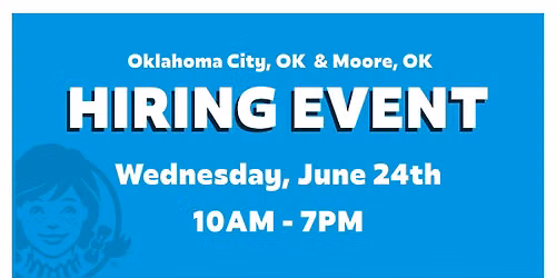 Wendy's Multi-Location Manager Hiring Event \u2013 Oklahoma City, OK & Moore, OK