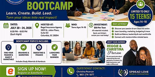 Teen Entrepreneur Bootcamp