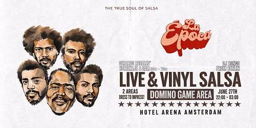 LA EPOCA presents: CALI de los 70 XL Edition at Hotel Arena