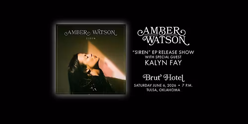 Amber Watson "SIREN"EP release party