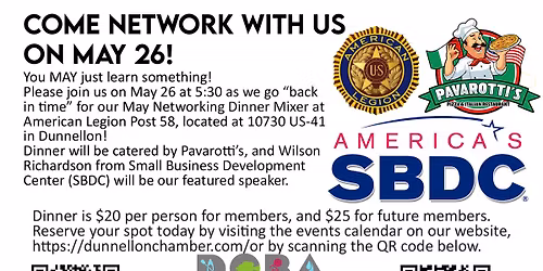 DCBA May Dinner Mixer at the American Legion