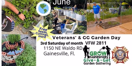 Veterans\u2019 & GG Garden Day 20th June