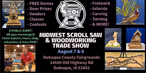 Midwest Scroll Saw & Woodworking Trade Show 2026