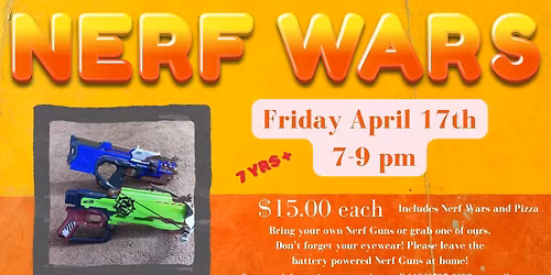 APRIL 17 NERF WAR!!!! 