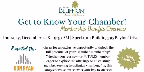Get to Know Your Chamber - Membership Benefits Overview - December 2025