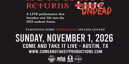 Paul Bielatowicz\u2019s NOSFERATU LIVE